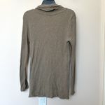 Old Navy Sweater Women’s Lg Long Sleeve Cowl Neck Long Line Brown Grunge Photo 2