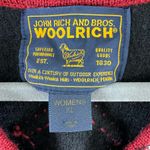 Woolrich Vintage Wool Button Front V-Neck Winter Themed Sweater Vest Size XL Photo 2
