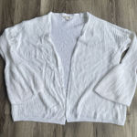 Miss Selfridge Vintage ‎ White Open Front Knit Cardigan Bell Sleeves Size 8 Photo 0