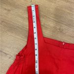 Halston Heritage Bold Red Jumpsuit sz 6 Photo 9