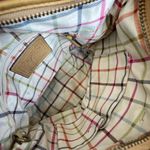 Coach Bleecker Tattersall Vachetta Leather
Duffle Bucket Bag tan beige 11422 Photo 5