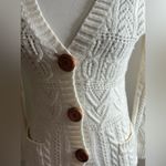 Gap Vintage  wool blend open cable knit v neck cardigan medium Photo 3