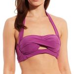 Alex Marie  Solid Cut Out Twist Halter Swim Top Rouge NWT in Medium Photo 0