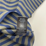 Good American NWT  Womens Stripe Long Sleeve Crop Top 2 medium Green/Navy Photo 9