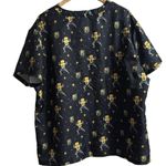 VGK Vegas Golden Knights Chance Medical Scrub Top Black Gold Size XL Photo 2