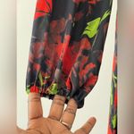 Mossimo Floral Print Long Sleeve Midi Dress Modest Victorian Style Elastic Cuff Photo 4