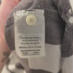 Madewell  55% Linen Striped Button Down Beachy Boho Tunic Shirt Size Medium Photo 4