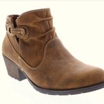 Earth Origins  Brown harness Ankle Boots size 7.5 cushioned Photo 0