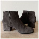 Vagabond Daisy Dark Grey Suede Ankle Booties Size 37 Photo 9
