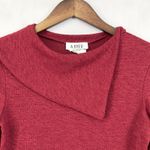 A Byer VTG 90s  Womens Knit Top Size L Asymmetrical Neck Minimal Y2K Office Siren Photo 1