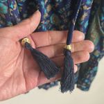 Evereve RAGA Floral Sapphire Blueprint Romper Size XS NWT Photo 3