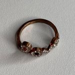 No Brand | Rose Gold ‘LOVE’ Cursive Diamond Ring Accessory Bold Girly Photo 1