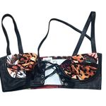 Princess Polly Women's Multicolor Lace Up Crop Tank Top Black Size 2 Photo 5