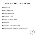 Lovers + Friends  Carmel Blouse Photo 8