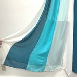 Entro High Tide Colorblock Maxi Dress Aqua Blue Size L Photo 2