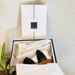 DOLCE VITA Naji Knotted‎ Cork Wedge Mule Sandal, Size 11, Black, NWT Black Photo 2