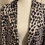 Angashion | Animal print silky blazer with pockets Photo 2