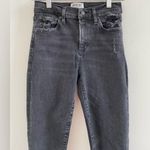 AGOLDE  Faded Black Sophie High-Rise Skinny Crop Distressed Jeans Size 26 Photo 3