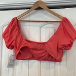 Time And Tru Coral Swim‎ Top Size XL Orange Photo 1