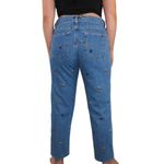 Tommy Hilfiger 1990s Vintage High Rise Straight Mom Jeans Patches Size 10 34" Photo 2