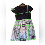 Ted Baker London Dessy Acunthus Scroll Pleated Dress- Size 12 (L) Photo 4