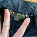 St. John  Basics Santana Knit Black Straight Leg Dress Pants Womens 4 FLAW Photo 12