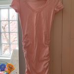 Michael Stars Light Pink Fitted Tee Dress Photo 0