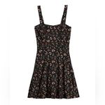 Nine Britton Stitch Fix Black Floral Dress Women's Medium Photo 7