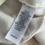 True Religion  Women's Arch Logo Boyfriend Hoodie Top Winter White size XL Photo 4