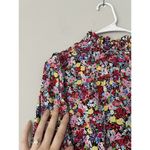 ASOS Long Sleeve Colorful Floral Mock Neck Romper Size 8 Party Cocktail Photo 4