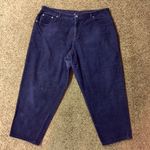 cj banks Vintage Blue Corduroy Pants Sz 20W Short Photo 0