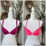 Victoria's Secret  Women’s Classic Pink T-Shirt Underwire Bras in Pink set of 2 Photo 1