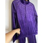 Rebecca Malone Velvet Track Suit S Purple Women’s 2 Piece Running Fairy Whimsy Photo 5