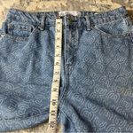 Sam Edelman Blue Patterned Straight Leg Jeans Photo 2