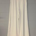 Avec Les Filles  Wide Leg Cream Trousers Dress Pants Women’s Size 6 Anthropologie Photo 5