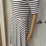 White House | Black Market EUC Off The Shoulder Stripe Dress Photo 5