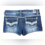 Hydraulic  7/8 Accent Stitched Blue Jean Denim  Shorts Photo 1