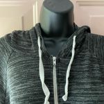 Caslon  Gray Zipper Up Hooded Sweatshirt- Size Small Photo 1