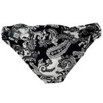 Ralph Lauren Lauren Bikini Bottoms SZ12 Swim NWT Deauville Paisley Hipster B&W Photo 1