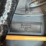 BLANK NYC Crushed Velvet Moto Teal Asymmetrical Zip Front Jacket Size Small Photo 3