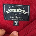 State of Mine  Women’s Red Crewneck Sweatshirt Size XL 🕶️ Photo 2