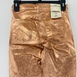 L'Agence NEW L’Agence Margot High Rise Skinny Petal & Light Rose Gold Foil Jeans Size 25 Photo 10