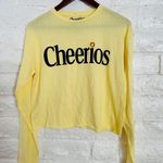 Cheerios Women's  crop top size M long sleeve. yellow color has cut down by owner Photo 1