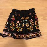 ZARA  Floral Embroidered Skirt Photo 4