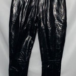 Spanx Black Faux Leather Leggings Wo Size Large Very good clean condition Photo 0