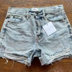 Pistola High Waisted Distressed Shorts Photo 0