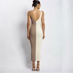 Meshki Jodie Two Tone V Neck Midi Dress Size XS Photo 2