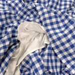 In Bloom In Loom Blue and White Ruffled Tiered Sundress size large Photo 6