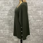 Chadwick's Chadwick’s Green Side Button Sweater Photo 2