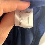 Lascana‎ blue velvet ruffle dress Size 6 Photo 3